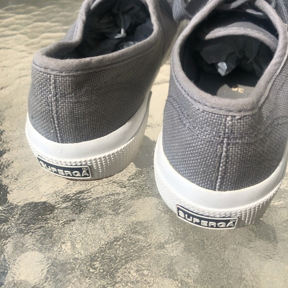 Superga Unisex Gray Cotu Classic S000010-M38 Sneakers Women's 6 Men's 4.5 - Picture 13 of 15